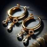 hoop dangle earrings