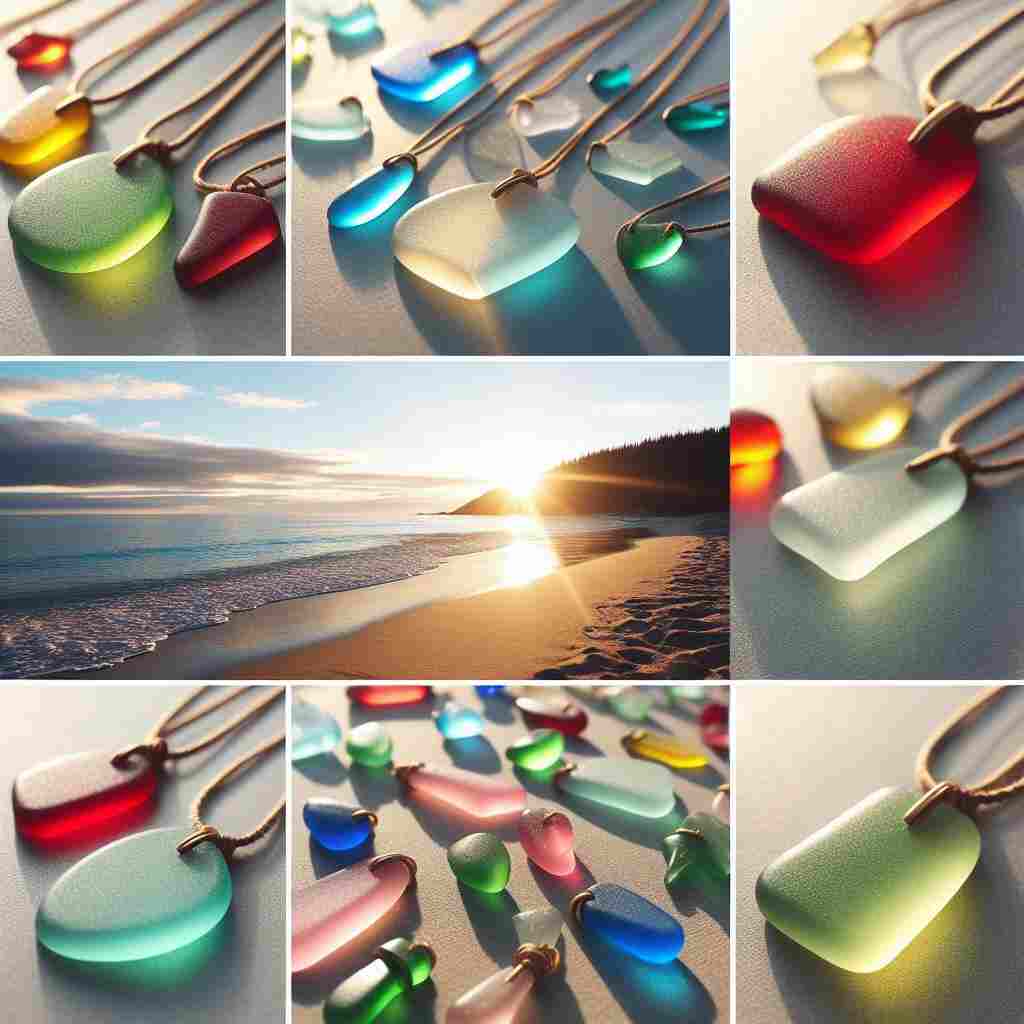 sea glass necklaces 1