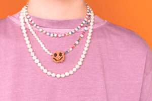 Freshwater pearl jewelry necklace