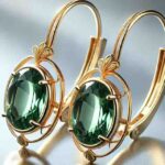 best selling peridot earrings