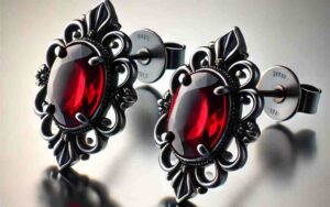 best selling ruby earrings