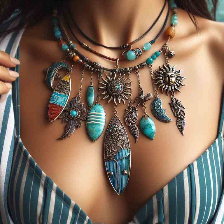 Surfer necklaces ware women's 