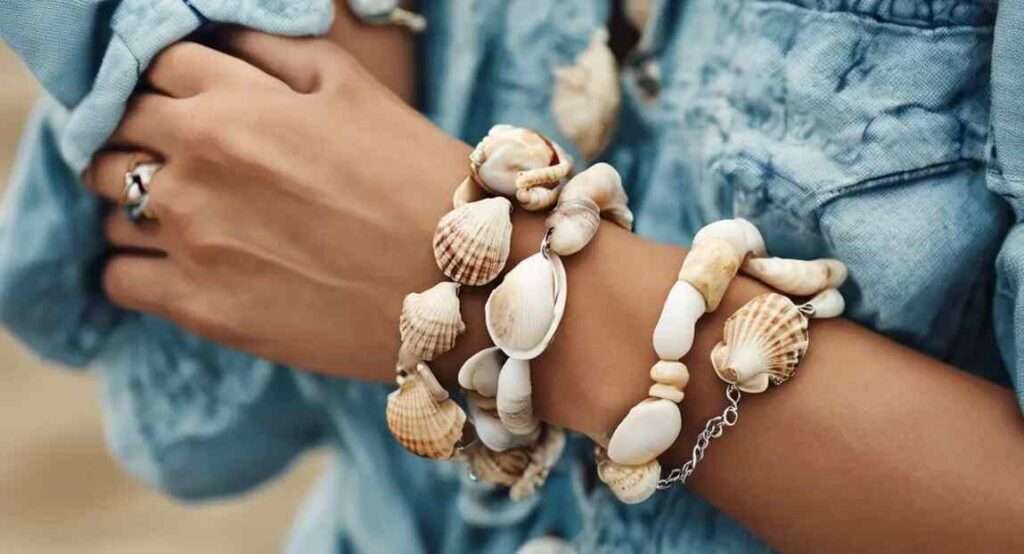 sea shell bracelate