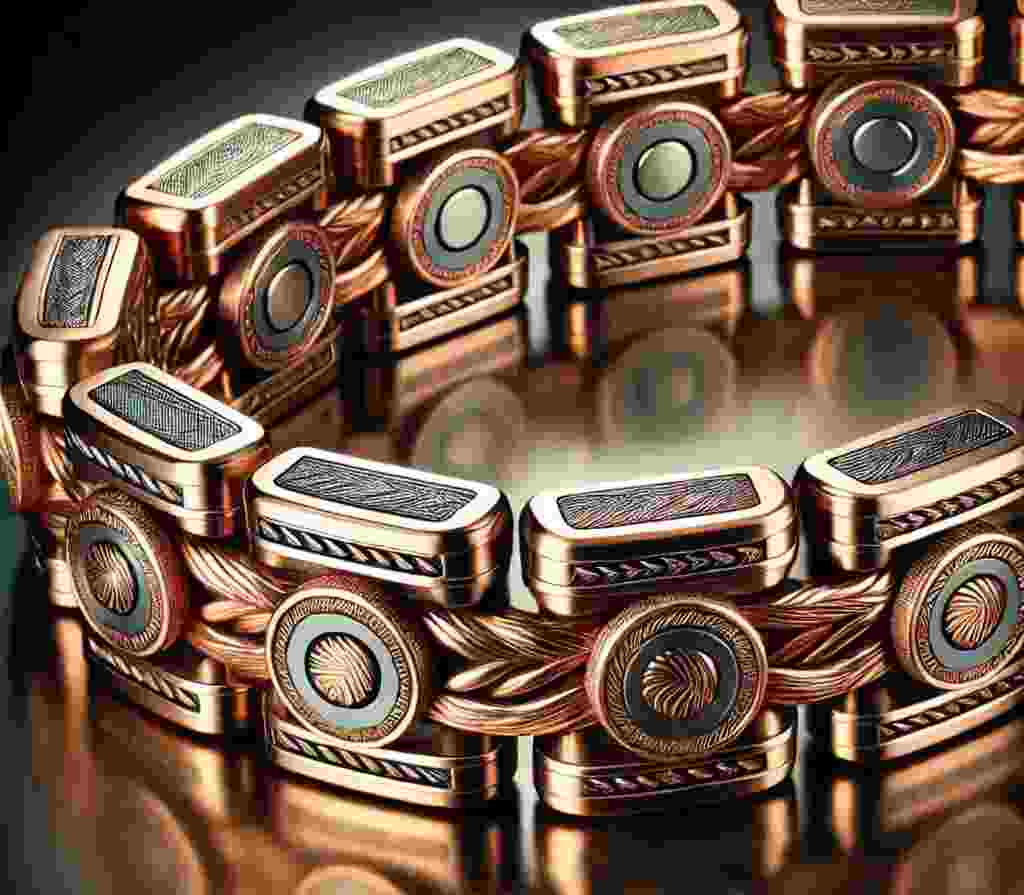 Copper magnetic bracelets