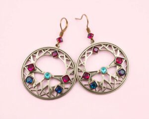 Fashionable Half Circle Earrings