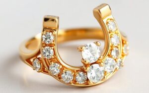 Goold horseshoe rings