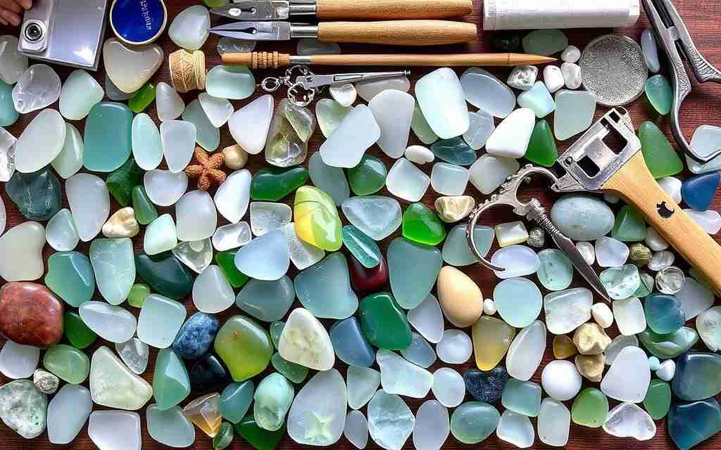 Make Sea Glass Jewelries